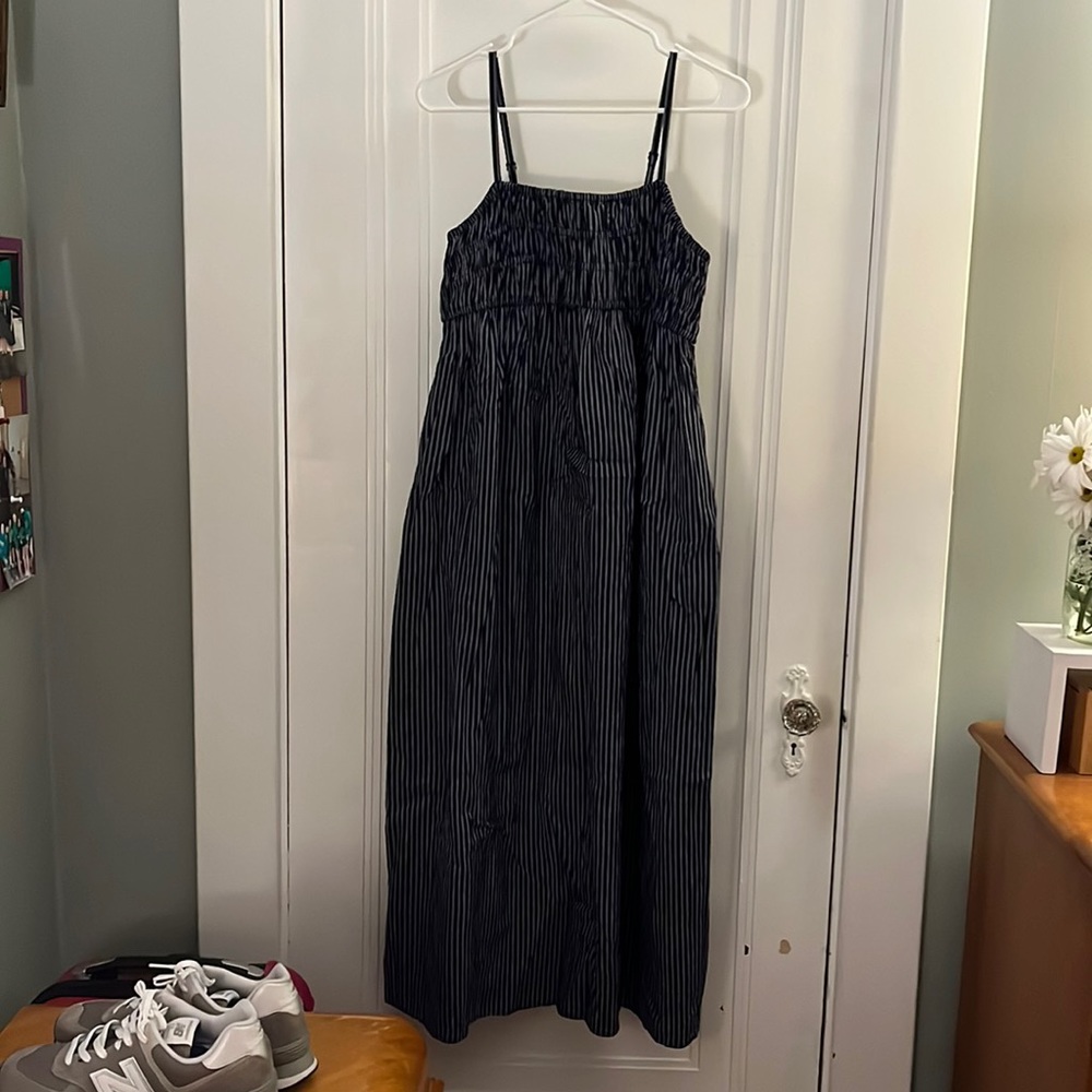 A New Day Blue Stripped Maxi Dress